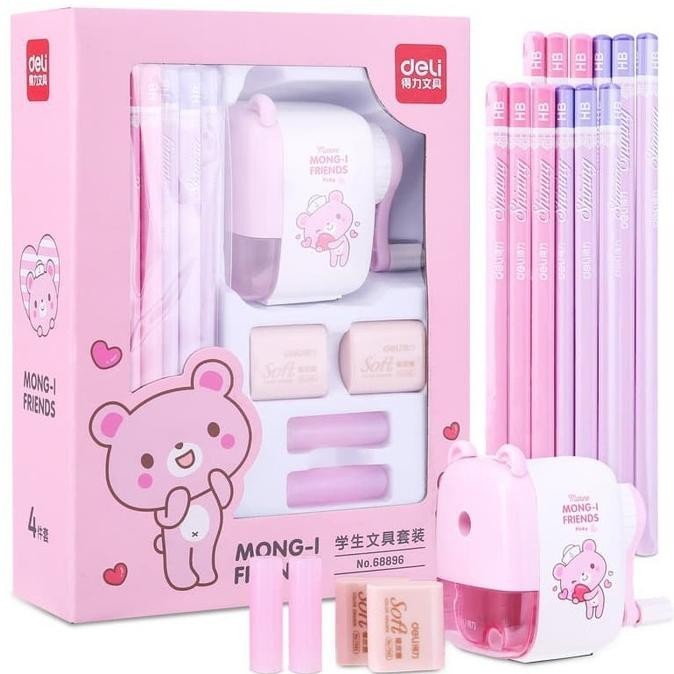 

Diskon Gede Study Set / Stationery Set Deli 4 In 1 - 68896 Promo