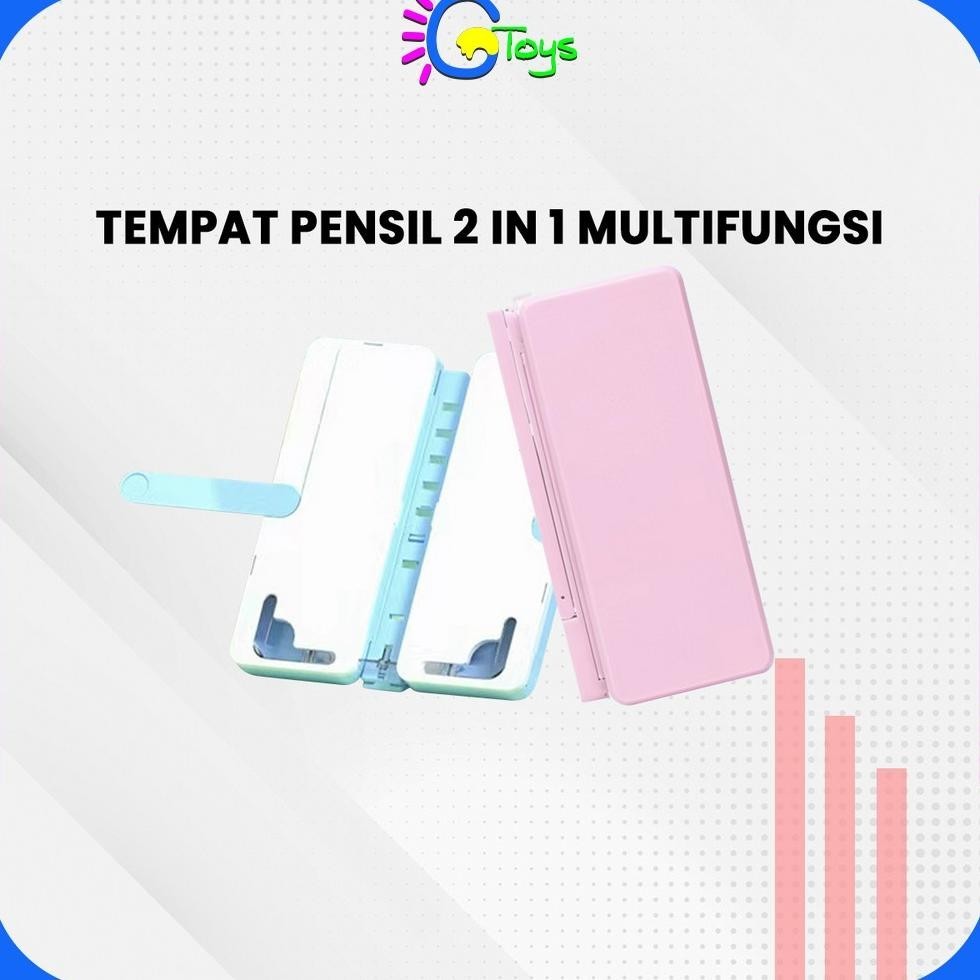 

Cuci Gudang Cr-A73 Tempat Pensil 2In1 Multifungsi Dengan Tatakan Buku Dan Papan Tulis Praktis / Kotak Pensil Lipat Tempat Penyimpanan Alat Tulis Anak Sekolah / Pencil Case Book Holder Import Promo