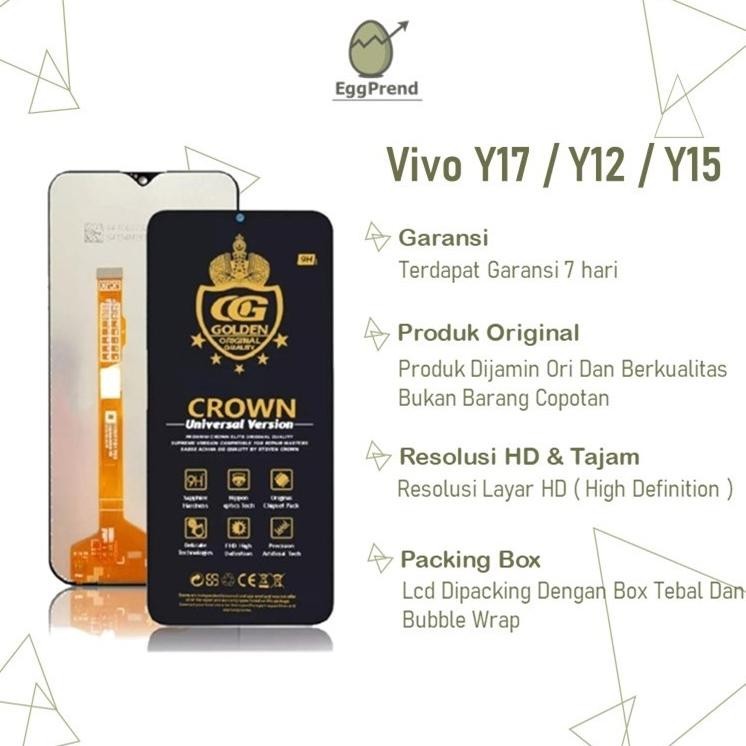 (DISKON) LCD TOUCHSCREEN VIVO Y17 / Y12 / Y12i / Y15 / Y3 / Y11 COMPLET ORIGINAL / LCD VIVO Y17 / LC