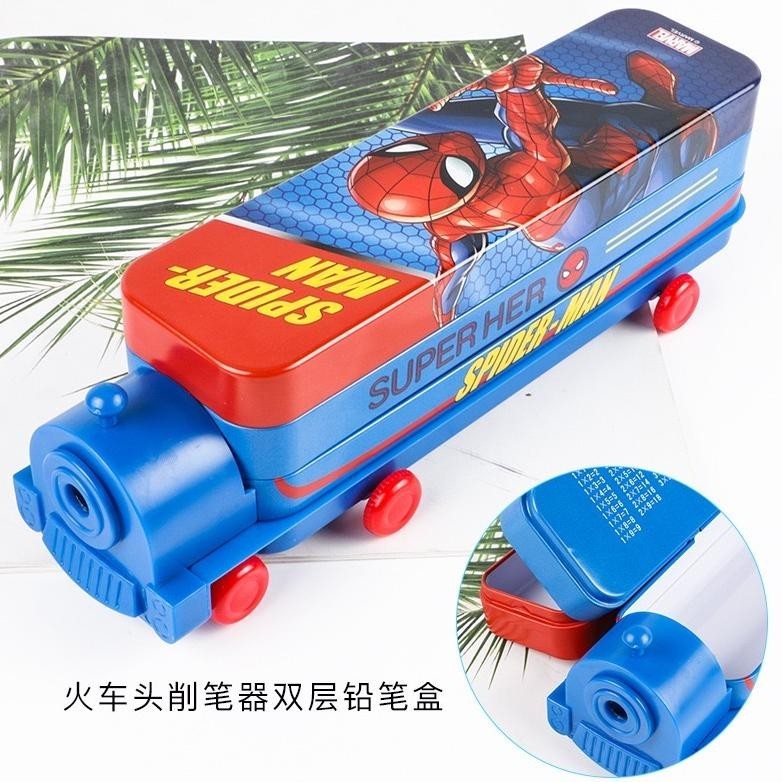 

Promo Tempat Pensil Kaleng Case Pencil Kereta Karakter Toysforhome Cod