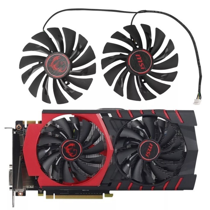 Fan Vga MSI GTX 960 950 95mm 4pin OEM replecment