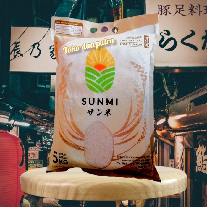 

Beras Sun 5 Kg ( Beras Restoran Apa Jepang )Via Expedisi