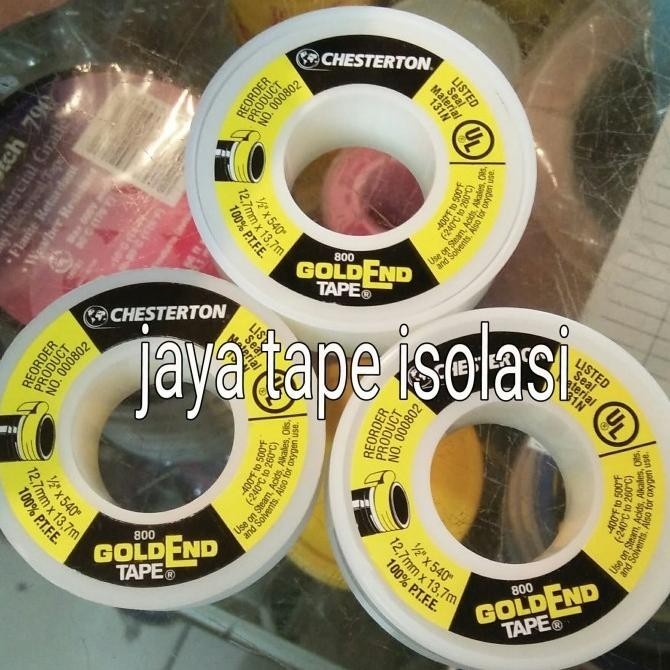 Seal Tape Chesterton-Seal Tape Tahan Panas-Minyak Dan Gas