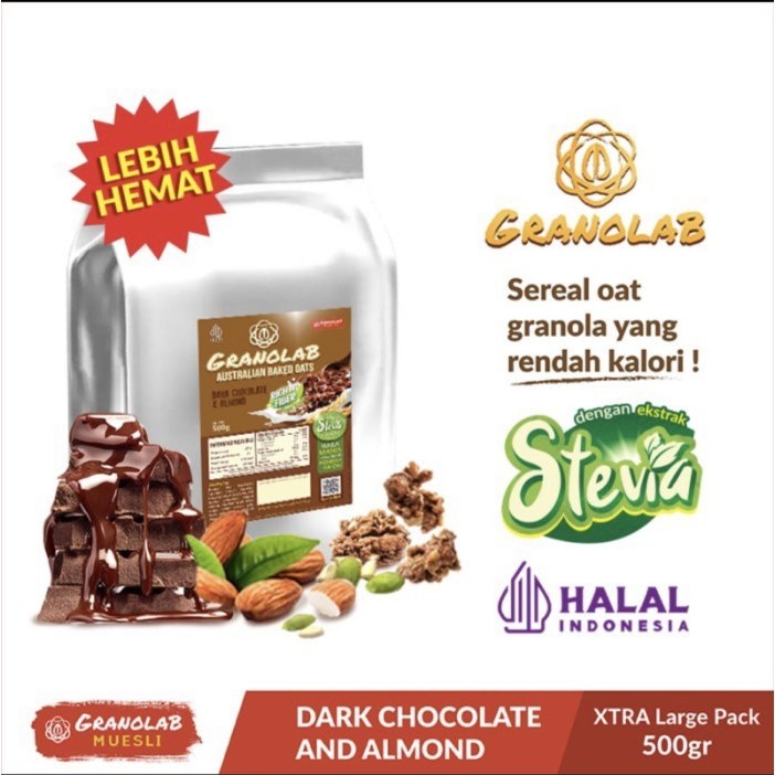 

Granolab Choco & Almond 500 gr K02