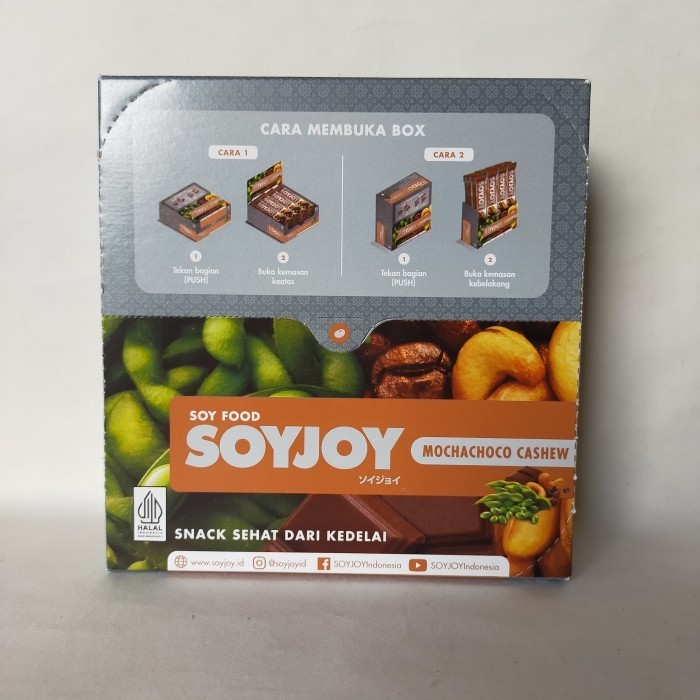 

SOY FOOD SOYJOY MOCHACHOCO CASHEW 1 BOX (12 BAR) K02