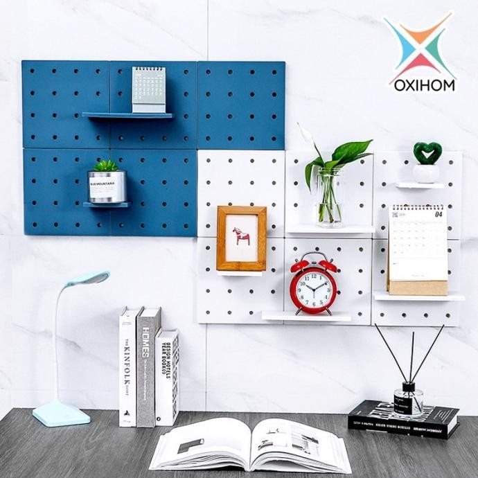Oxihom Rak Dinding Tempel PegBoard Rak Gantung Rak Tembok Rak Dapur