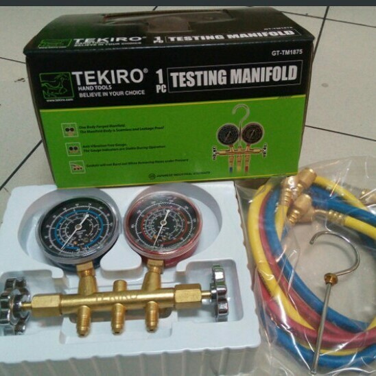 Testing Manifold Regulator Ac Freon Tekiro