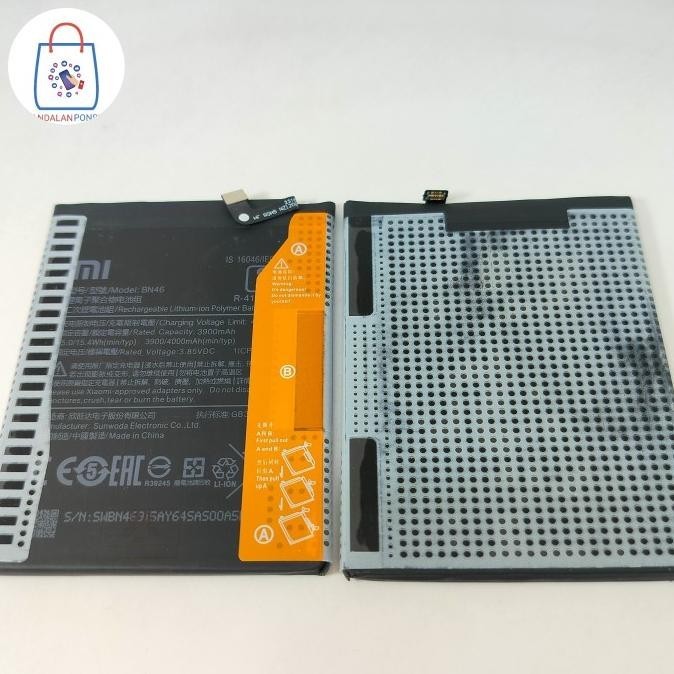 BATERAI REDMI 7/NOTE 8/BN46 ORIGINAL 100%