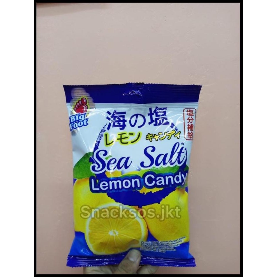 

Big Foot Sea Salt Lemon Candy 150Gr Candy