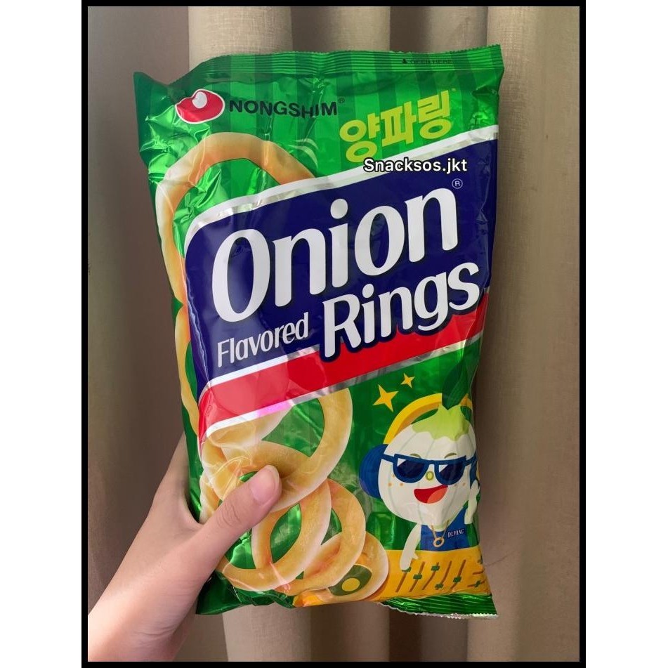 

Nongshim Onion Rings Korea Snack - Korean Snack - Makanan Ringan Korea