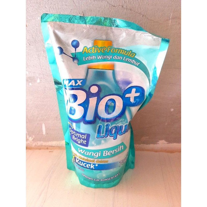 Bio+ Detergent Liquid Wangi Bersih 510 ml
