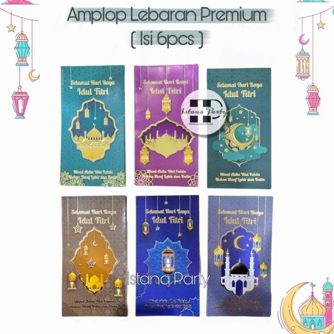 

=====] [6Lembar] Amplop Lebaran Idul Fitri / Angpao Lebaran Premium Size L