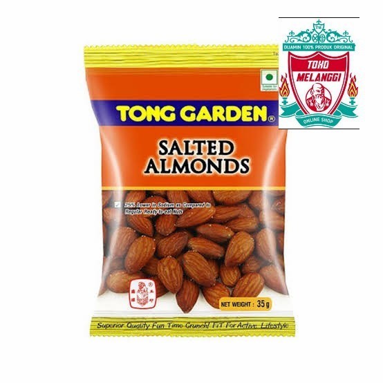 

Tong garden Salted Almonds Nuts 35 gr | Kacang Almond Asin