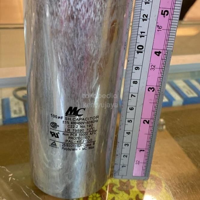 Kapasitor (Capacitor) Running 100Uf 450 Vac Mc
