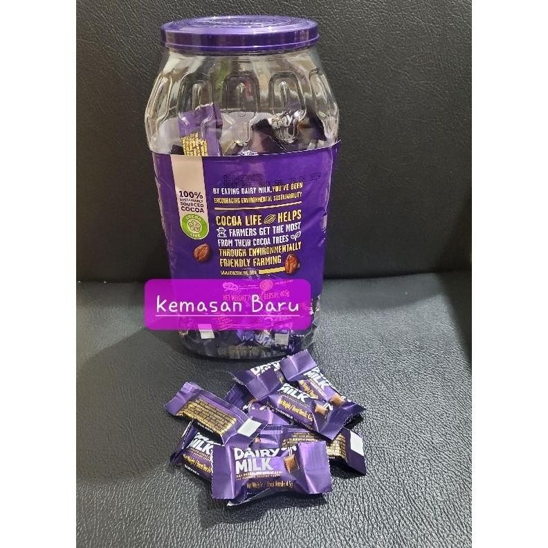 

(DISKON) Coklat cokelat Cadbury Dairy Milk toples 405 gram