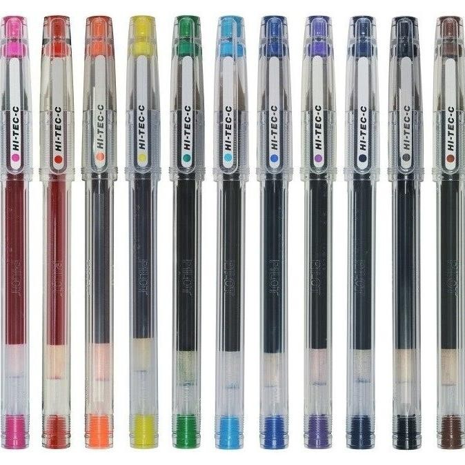 

Pulpen Pilot Hitec C / Pen Hi-tec 0.25/0.3/0.4/0.5 mm - 1 lusin isi 12 pcs TA