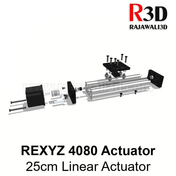 Stok Terbatas.. Rexyz Linear Actuator 4080 C Beam Aluminium Profile Bundle Kit Nomotor