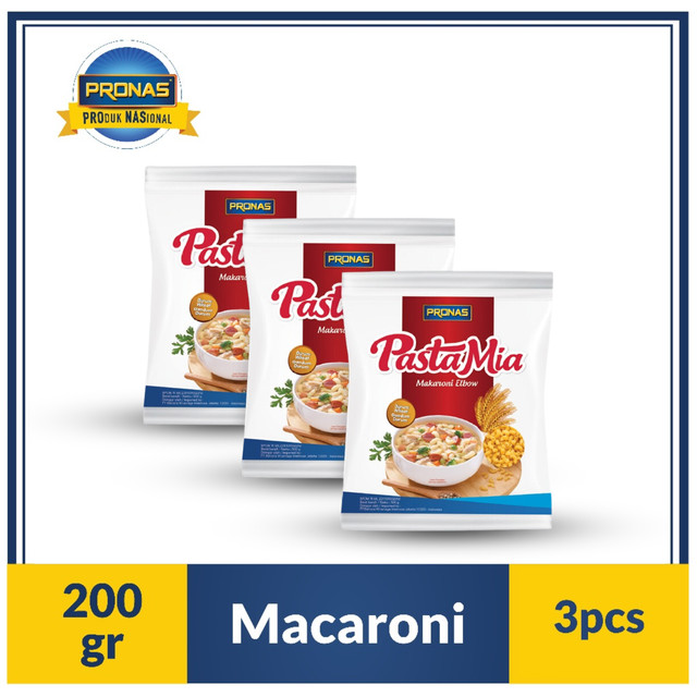 

Pronas Pastamia Macaroni Elbow 200gr x 3 pcs