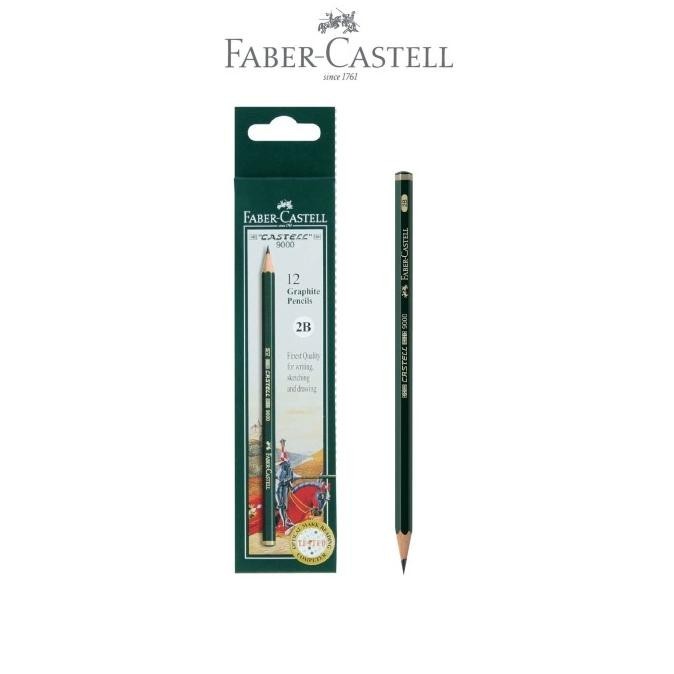 

Faber-Castell Pensil Ujian - 2B Castell 9000