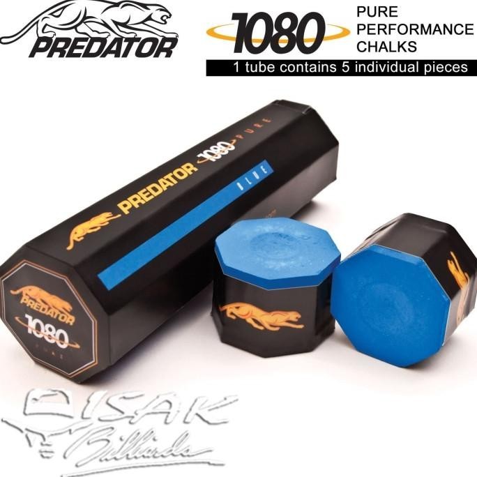 

Predator Chalk USA - 5 Piece Billiard Chalk - Kapur Biliar - Biru