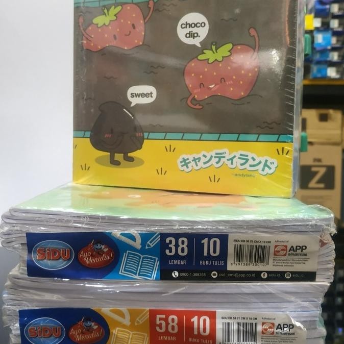 

Buku Tulis Sidu 58 Lembar 1 pack isi 10 buku
