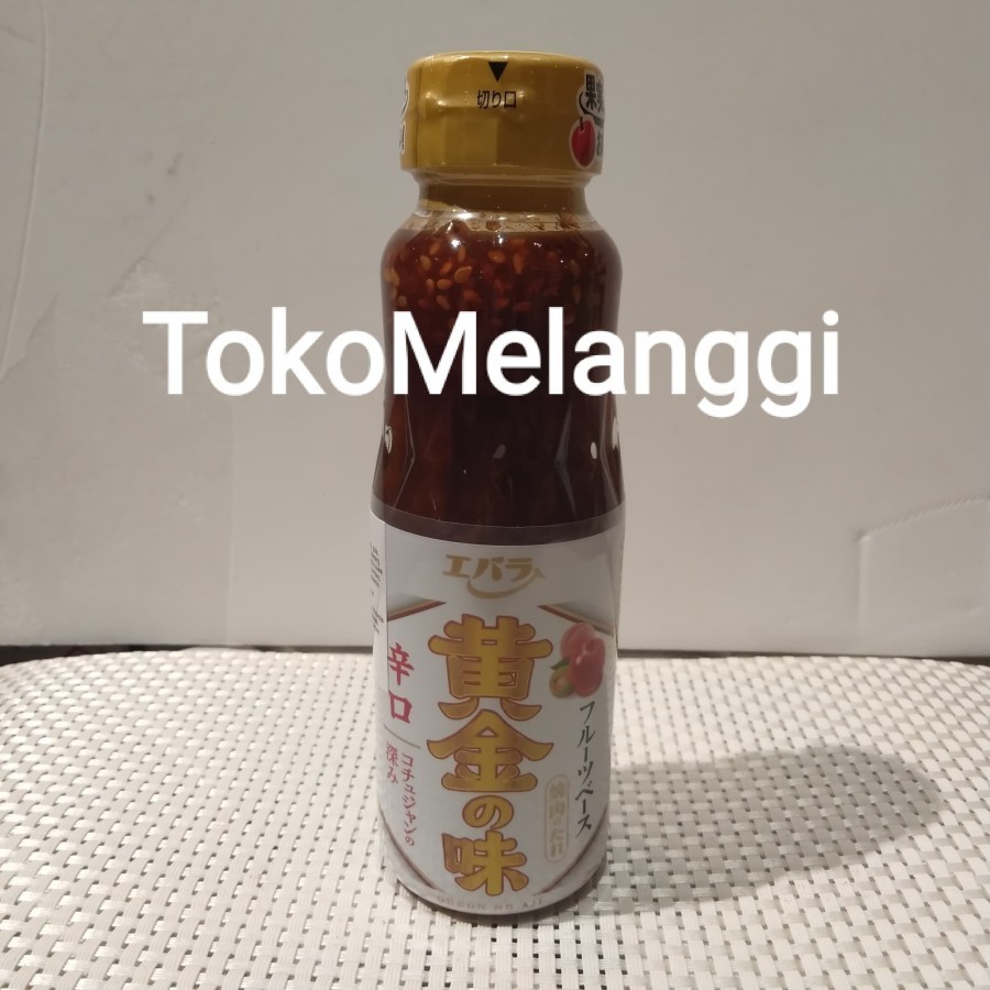 

Ebara Ogon No Tare Hot Sauce 210 gr | Saus Yakiniku Rasa Pedas
