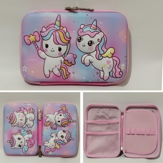 

Tempat Pensil Anak Karakter LOL Unicorn Pony Kotak Pensil Pencil Case