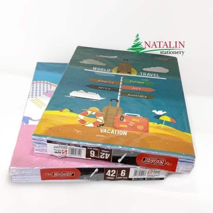 

Buku Tulis Sekolah Kuliah BIG BOSS set 6 pcs 42 Lembar