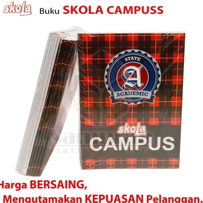 

Buku Tulis Skola Campus B5 isi 36 Lembar Per Pak 10 Buku Ukuran Boxy