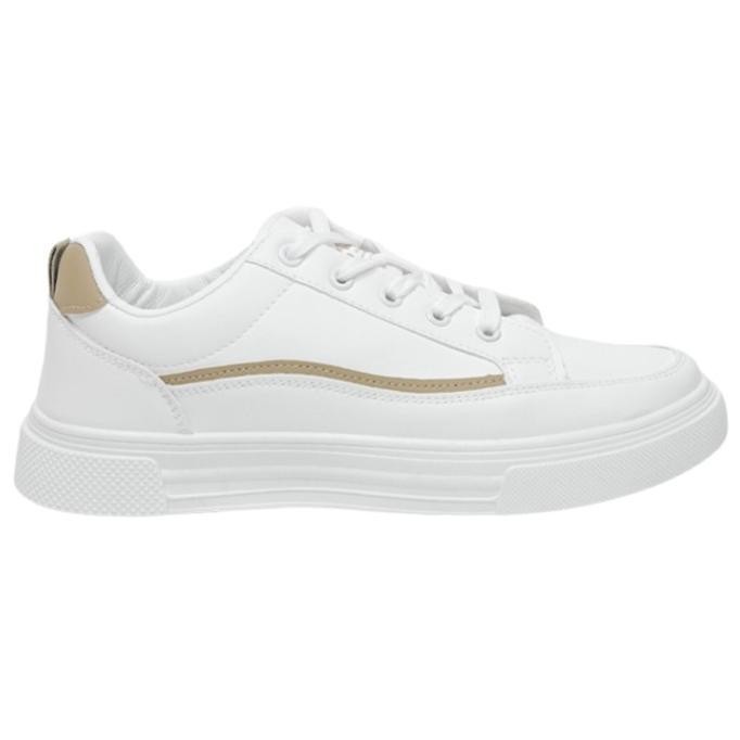 Dr. Kevin Sepatu Sneakers Casual Pria Kets Sekolah Kulit 881-004