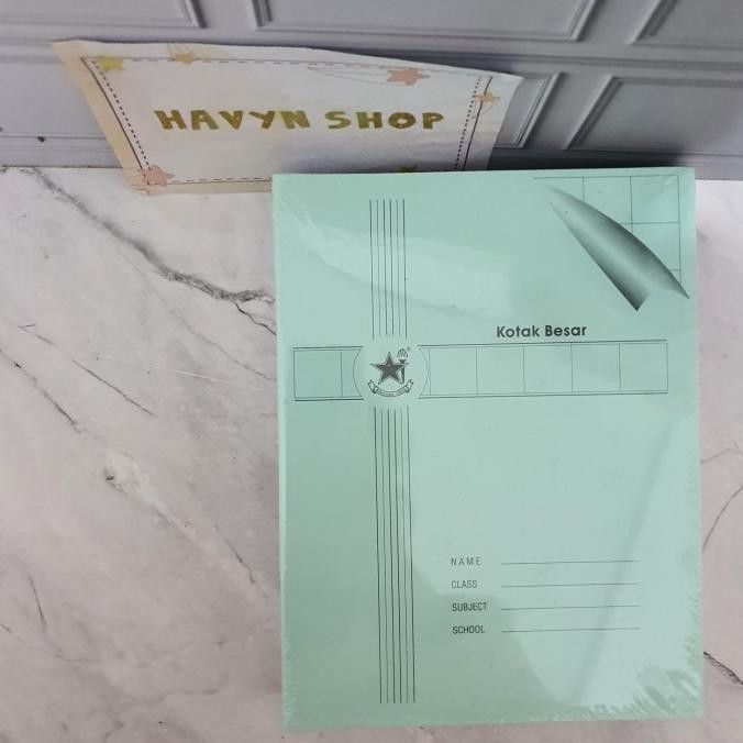 

(10pc) BUKU KOTAK BESAR/BUKU TULIS KOTAK MANDARIN