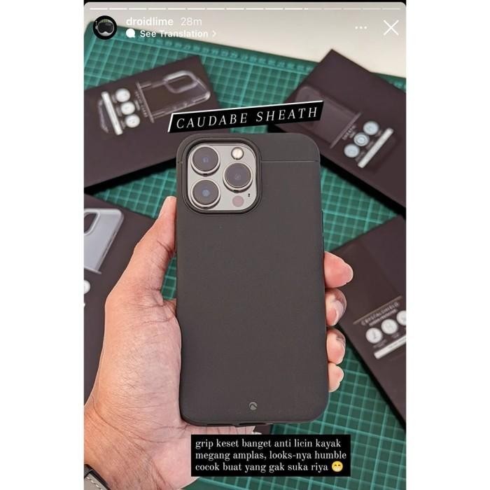 Original Caudabe Sheath Case iPhone 13 Pro Max 13 Pro 13 Mini - Casing Import Premium