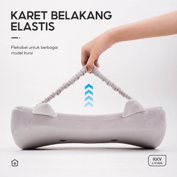 KKV ALBA SOL Cushion Bantal Punggung Sandaran Kursi Kantor Memory Foam