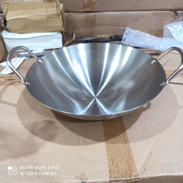 Kuali Wajan Stainless Steel Anti Lengket