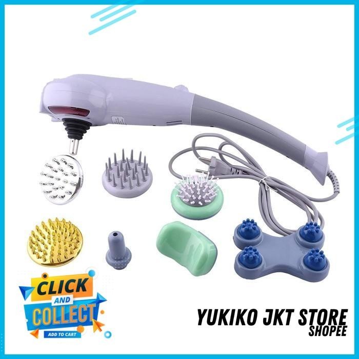 8IN1 ALAT PIJAT ELEKTRIK MAGIC BODY MASSAGER 8 IN 1 FASCIAL MASSAGE YUKIKO STORE FANTASTIS