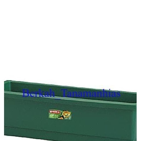 Pot Tanaman Hias Persegi Panjang 70 Cm Plastik S Lion Star Hijau