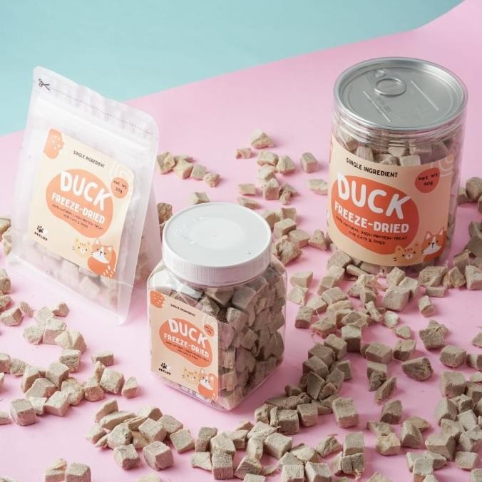 

Petluv Duck Freeze Dried Snack / Duck Treat Anjing Kucing CS
