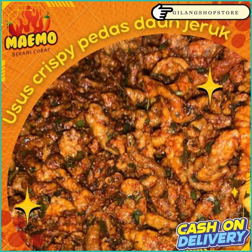 

Kripik Usus| Kripik Usus |Kripik Usus Pedas|500Gram Terlaris