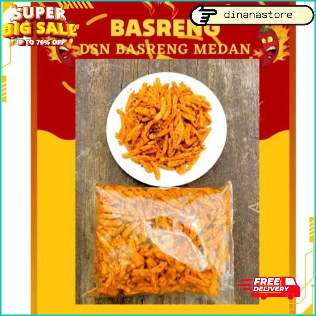

Basreng Viral Pedas Daun Jeruk 1Kg Bisa Cod