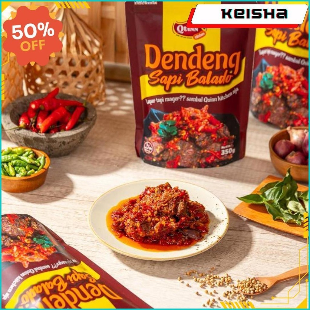 

Quinn Of Spicy Dendeng Sapi Balado - Sambal Pedas By Kitchen Medan Gratis Ongkir