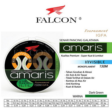 Senar Pancing Falcon Amaris 150 Meter