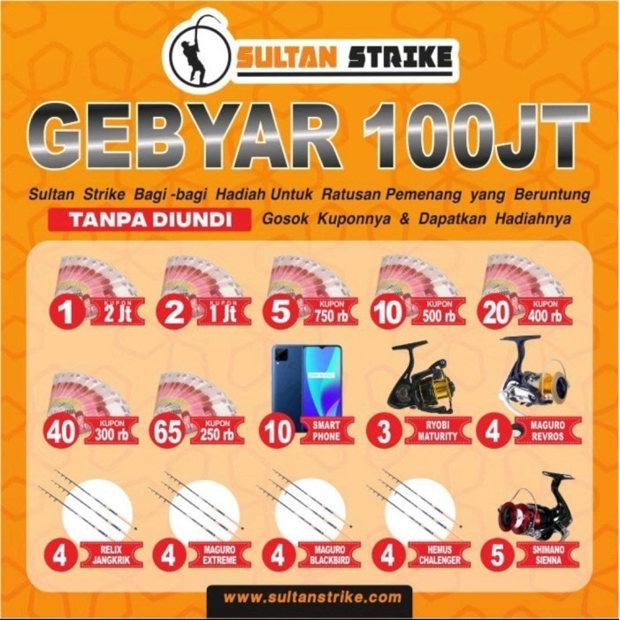 Essen Ikan Laut Strike Sultan Khusus Mancing Di Air Asin