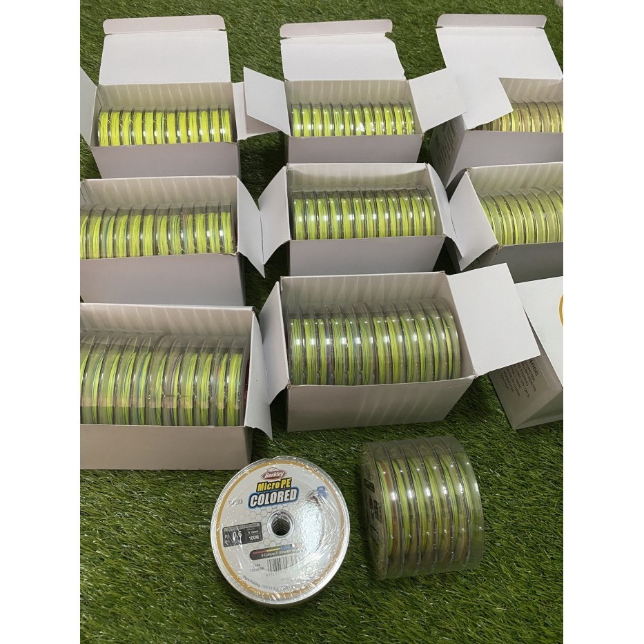 Benang Pe Berkley Micro Pe Colored X8 Per 100 Meter Multi Guna