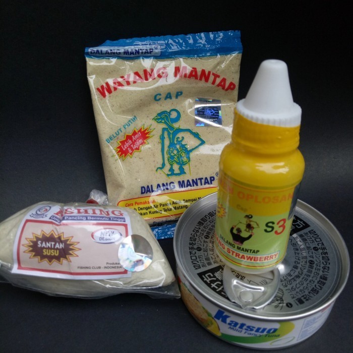 Paket Umpan Essen S3 Pisang Strawberry Belut Putih