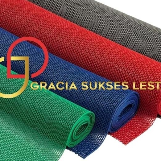 Keset Karpet Karet Pvc Anti Slip Roll - Jaring