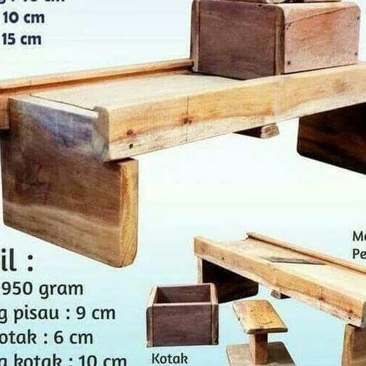 Parutan Serba Guna / Parutan Bawang Massal / Parutan Kentang Dari Kayu