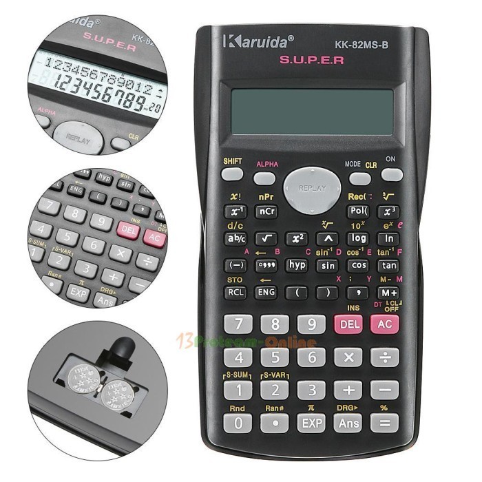 

Ready Kalkulator ilmiah engineering - calculator Scientific - KK-82MS