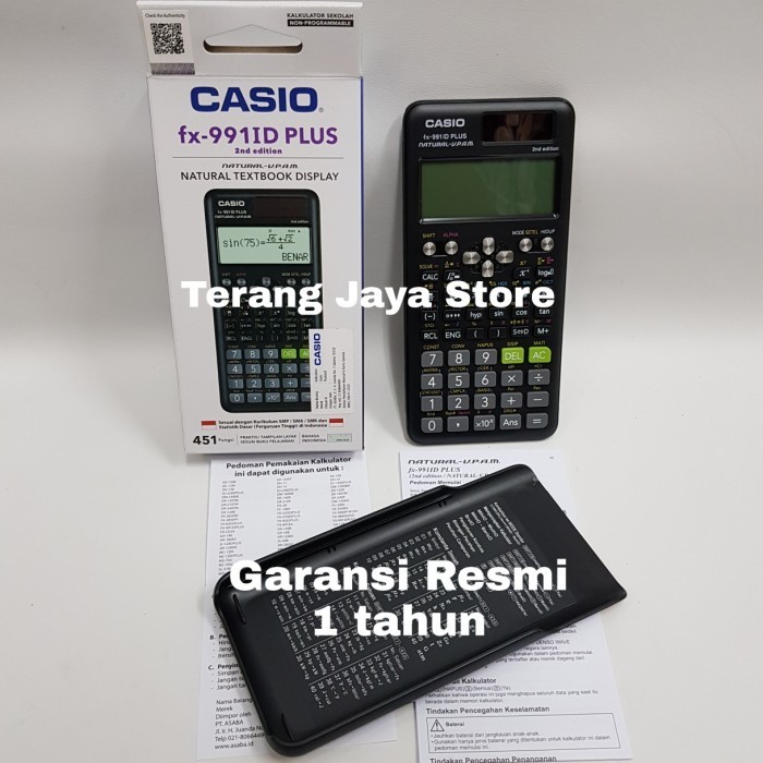 Ready Kalkulator Scientific Casio FX-991 ID PLUS Casio FX-991ID PLUS