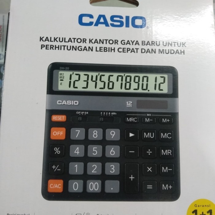 

Ready calculator casio 12 digit original