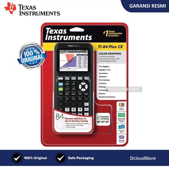 

Ready Calculator Original Texas Instruments TI-84 Plus CE Kalkulator
